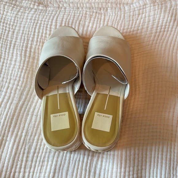 Ivory leather ELORA mule DOLCE VITA - Picture 3 of 10